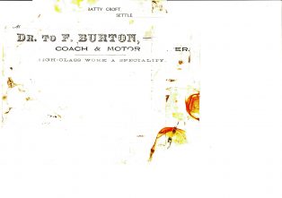 Settle Businesses Burton 1914