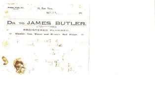 Settle Businesses Butler 1913