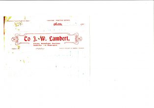 Settle Businesses Lambert 1919