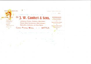 Settle Businesses Lambert 1920