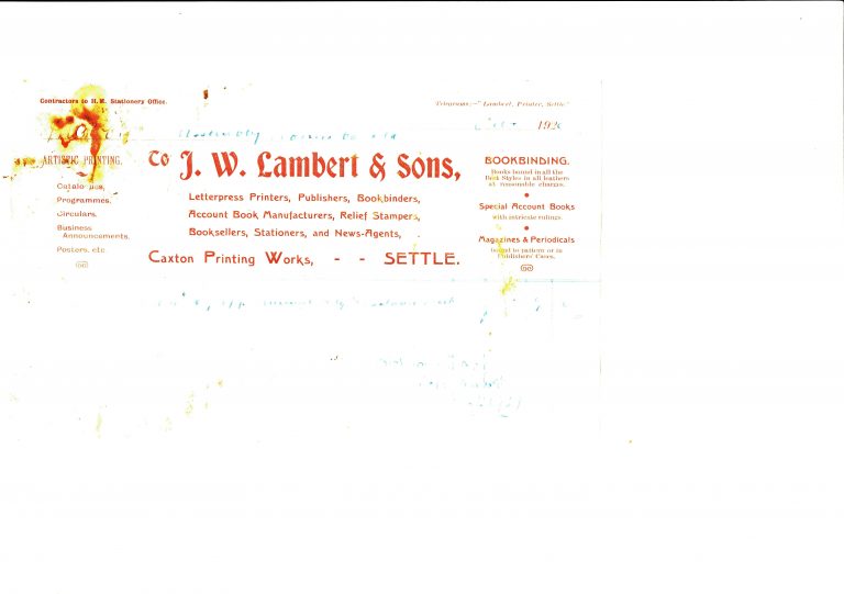 Settle Businesses Lambert 1920