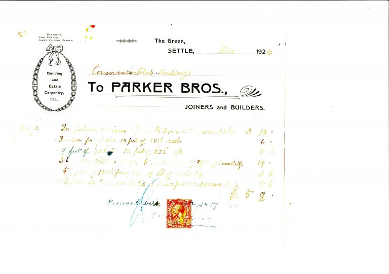 Settle Businesses Parker 1924