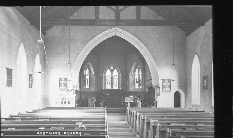 Interior of Austwick Church