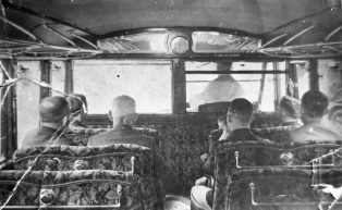 Interior of Pennine Motor Co Bus