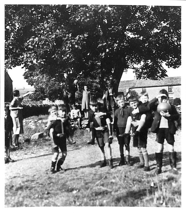 Mrs Lowther and Wartime Children at Selside School