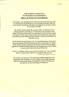 St Peter's Millennium Window