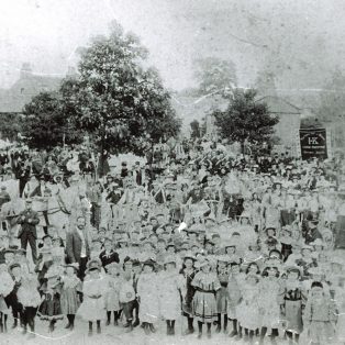Market Place Gathering circa 1896