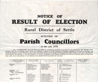 Parish Council Elections May 1970