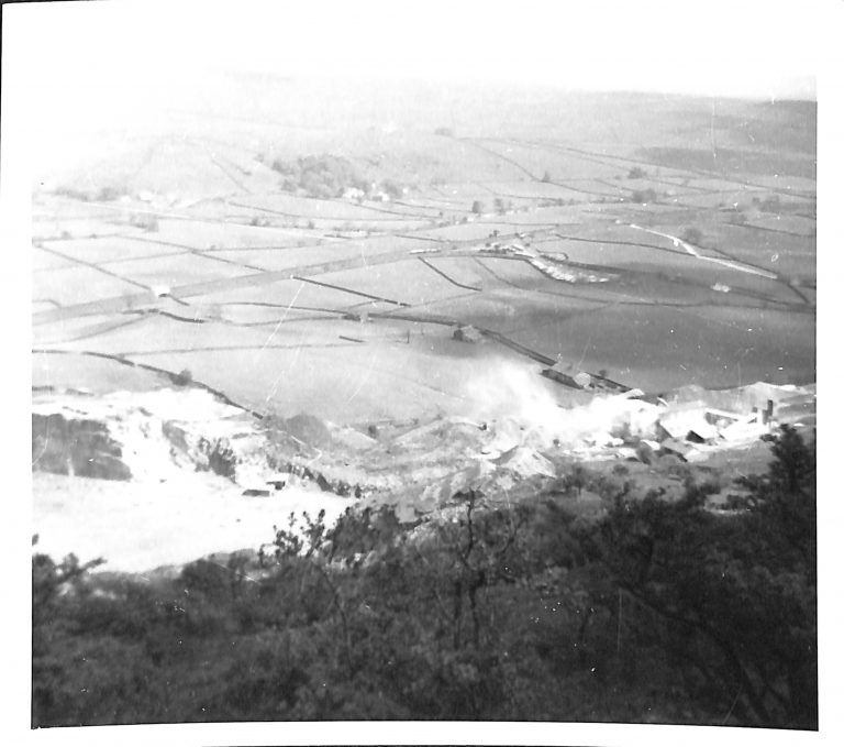 View of Upper Ribblesdale Taken From Above Foredale Quarry