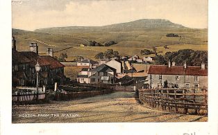 Postcard of New Inn Viewed from Horton Station