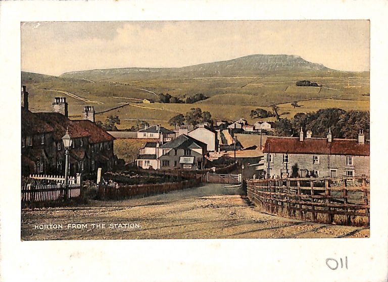 Postcard of New Inn Viewed from Horton Station