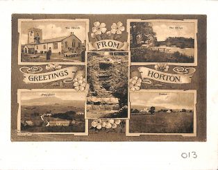 Postcard “Greetings from Horton”