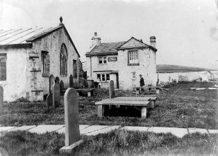 Photograph Dated 1900 of Post Office at Church Cottage, Horton