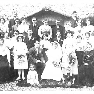 Photograph of Marriage of Sarah Betham to Ernest Sarginson