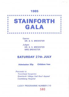 Stainforth Gala 1985