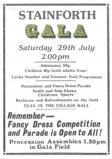 Stainforth Gala 1988