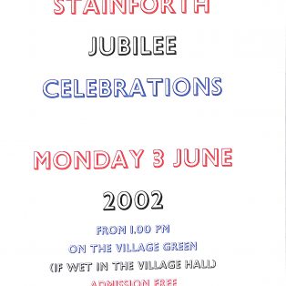 Stainforth Jubilee Celebrations