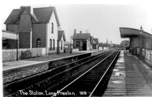 Long Preston Station Buildings c 1908