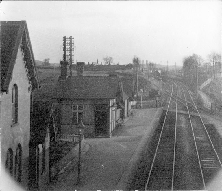 Long Preston Station c 1930 and Cattle Dock sidings