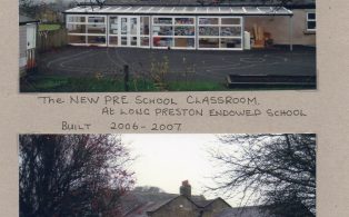 The new Long Preston pre-school classroom built 2006 - 2007