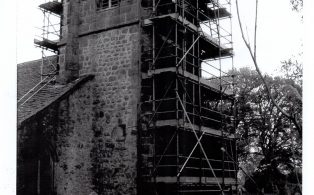St Mary's Church Tower with Scaffolding