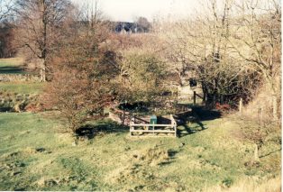 Long Preston old Gasworks remains in 2000