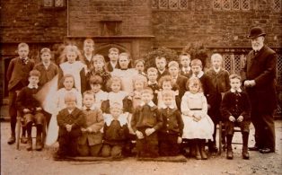 Burnsall School photo 1897