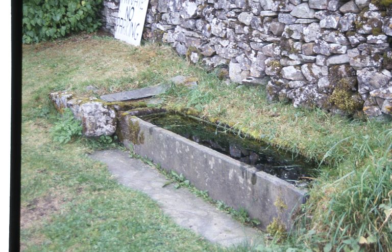 Stone trough in New Houses
