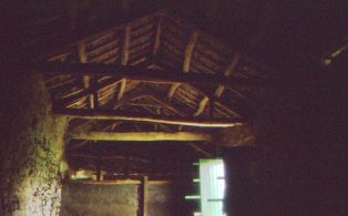Battersby Barn, Lodge Hall / Ingman Lodge, Selside. Roof timbers i