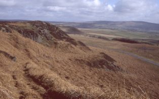 From Halton High Crag: road to C19 quarries