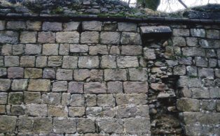 Bolton Priory, Bolton Abbey: C14 precinct wall iii