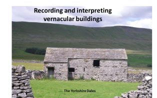 Recording and interpreting vernacular buildings